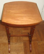 Accent Table with Bamboo Style Legs