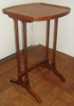 Accent Table with Bamboo Style Legs