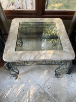 Marble-Glass Table