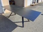 Expandable Modern Black Dining Table