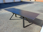 Expandable Modern Black Dining Table