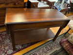 Hekman Console Table/Server W/Inlay With Two Drawers