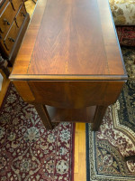 Hekman Console Table/Server W/Inlay With Two Drawers