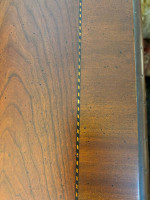 Hekman Console Table/Server W/Inlay With Two Drawers