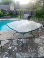 Oversized Patio Table With Glass Top