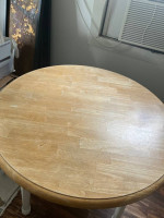 Small wood table and 4 chair