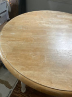 Small wood table and 4 chair