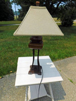 Kichler Westwood collection art pottery table lamp