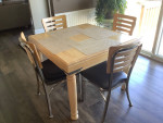 Table and chairs