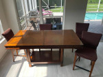 Dining Table Counter Height Manchester + 4 Stools