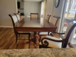 Broyhill Solid Wood Table and 6 Chairs