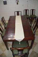 Cherry Wood Dining Table Set Free Delivery