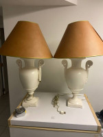 Classical white table Lamp 30 inches high 11 wide
