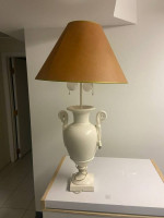 Classical white table Lamp 30 inches high 11 wide