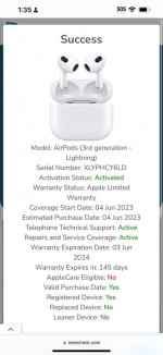 Airpods gen 3 with magsafe charging case