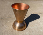 Target Rose Gold Copper Color Round Drum Accent Side End Table Metal