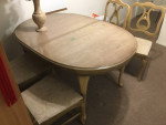 wood table with 4 chairs