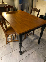 Dining table and 3 chairs