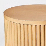 Dowel Fully Assembled Accent Table Natural - Threshold designed with