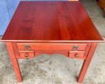 Solid Wood 3 Drawers End Table / Nightstand