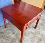Solid Wood 3 Drawers End Table / Nightstand