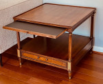Drexel Heritage Walnut Side Table Square