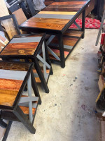 Custom built coffee table and side tables
