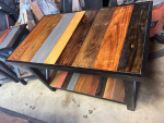 Custom built coffee table and side tables
