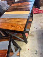 Custom built coffee table and side tables