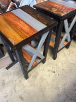 Custom built coffee table and side tables