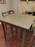 Pub table and chairs