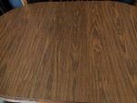 Wood table and chairs for the holidays and NE games!
