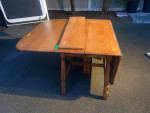 ..Wooden Drop leap table with Extension::