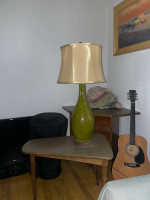 Tablelamp Lamptable Lamp table combo one piece mcm mid century