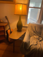 Tablelamp Lamptable Lamp table combo one piece mcm mid century