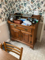 2 types fucctional desk+ kitchen table folding 4 chairs