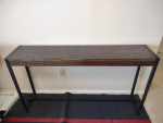 wood and metal Entry Table/ Console Table