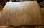Wood Dining Room Table With 4 Chairs, 1 Leaf