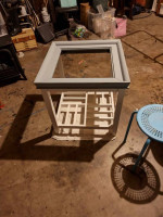 Glass top tables coffee table & side table