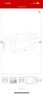 Brimfield Metal Base Dining Table - Threshold™