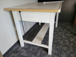 artist drawing drafting table 2 drawers adjustable angle top metal and