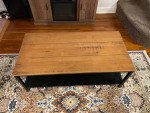 Wood Top Coffee Table