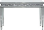 New in Box Deco 79 Wood Mirrored Console Table 47"x20"x32"