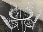 Arthur UMANOFF Salterini PATIO Table CHAIRS retro Mid Century Modern