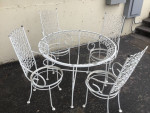 Arthur UMANOFF Salterini PATIO Table CHAIRS retro Mid Century Modern