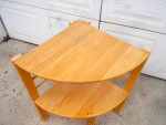 Corner table hardwood