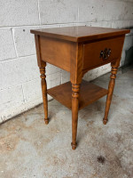 Ethan Allen Solid Cherry Side Table. High Quality