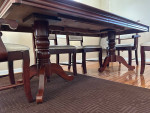 Dining Table, 6 Chairs, and China Cabinet
