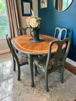 Dining table and chairs