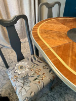 Dining table and chairs